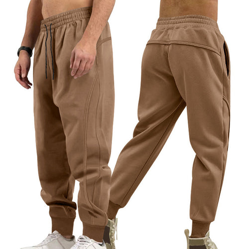 Herren sportliche Jogginghose mit elastischem Bund und Taschen EB