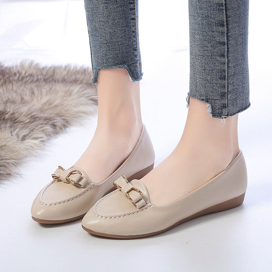 Damen Ballerinas mit dekorativem Schleifen-Akzent und elegantem Design EB