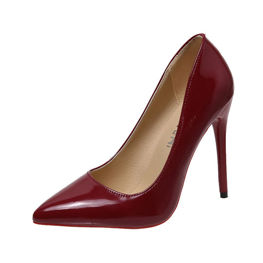 Damen elegante High-Heels mit klassischem spitzem Design EB