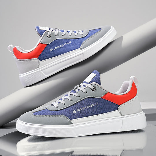 Damen Sportliche Sneakers mit robustem Obermaterial und flexibler Laufsohle EB
