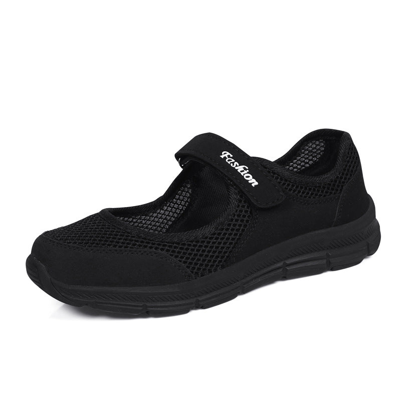 Damen Sportliche Freizeitschuhe mit flexiblem Schnallenverschluss EB