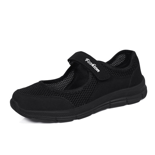 Damen Sportliche Freizeitschuhe mit flexiblem Schnallenverschluss EB