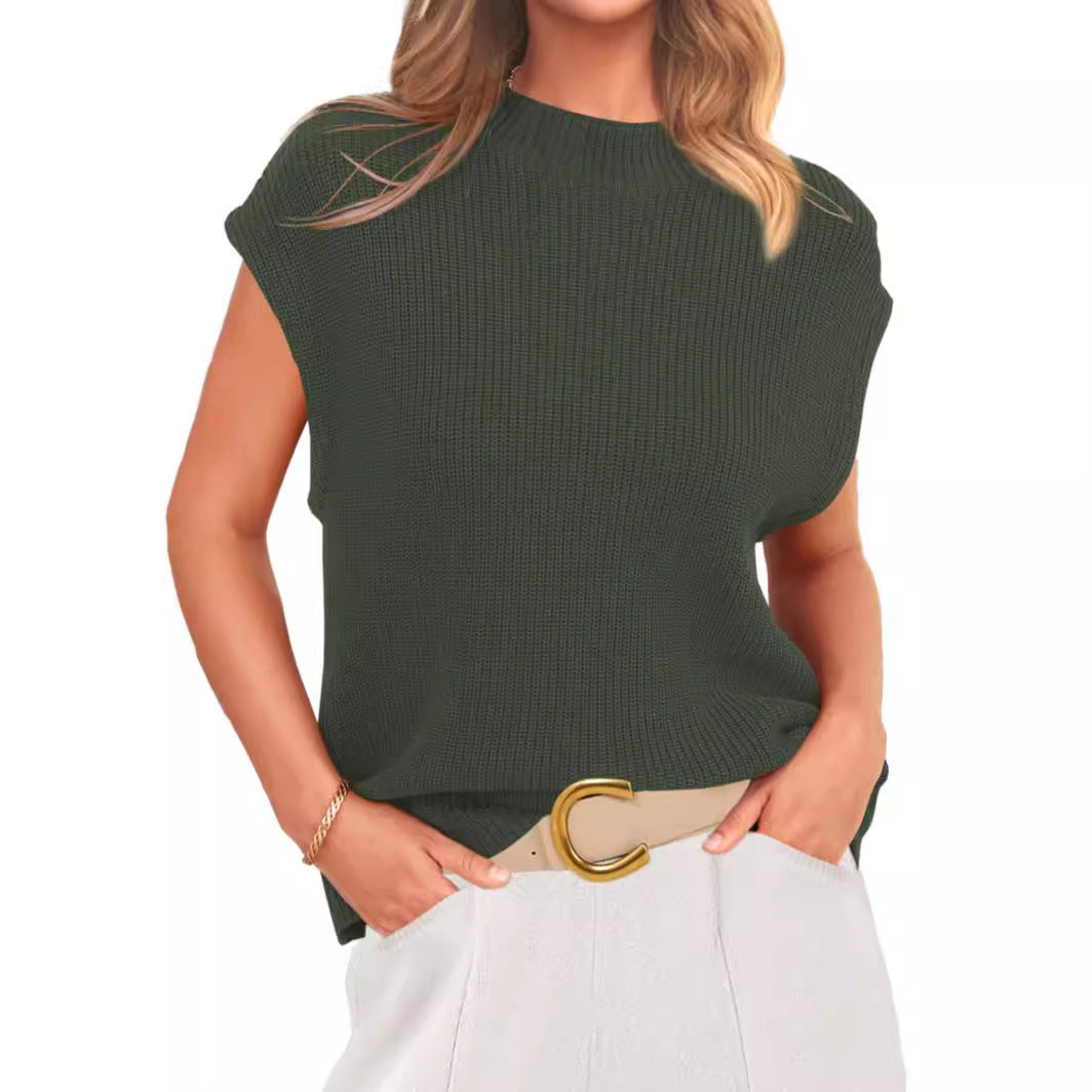 Damen körperbetontes Stricktop EB