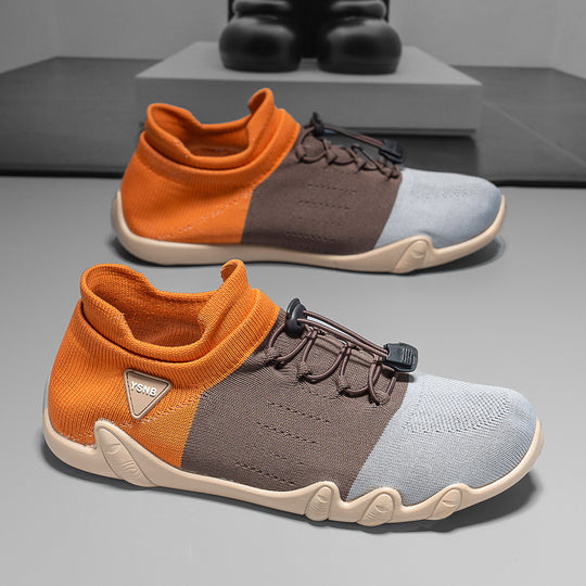 Damen Elastische Freizeitschuhe mit stoßdämpfender Sohle und atmungsaktivem Obermaterial EB