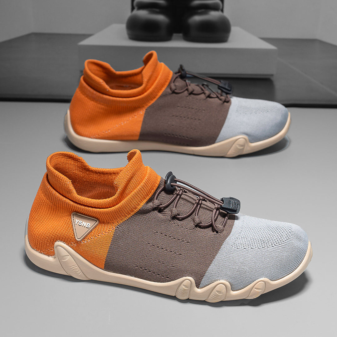Damen Sportliche Schnürschuhe mit flexiblem Obermaterial und rutschfester Sohle EB