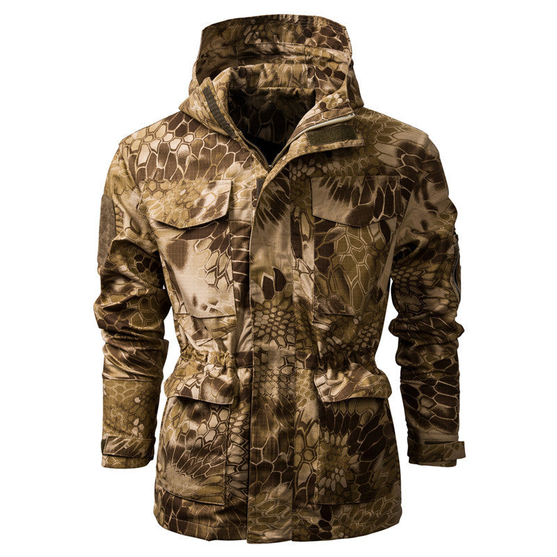 Herren Outdoor-Jacke mit camouflage Design und praktischen Taschen EB
