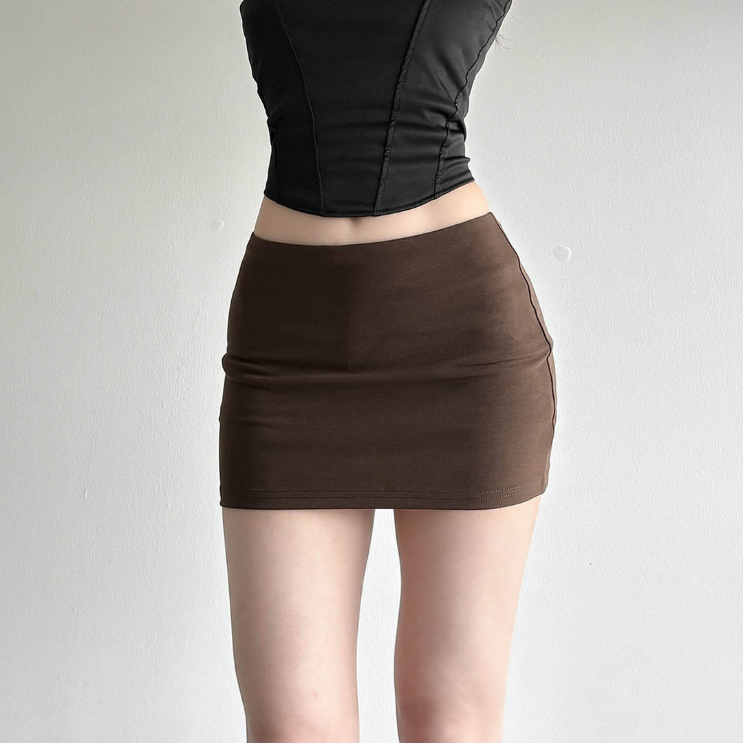 Damen Bequemer Minirock EB