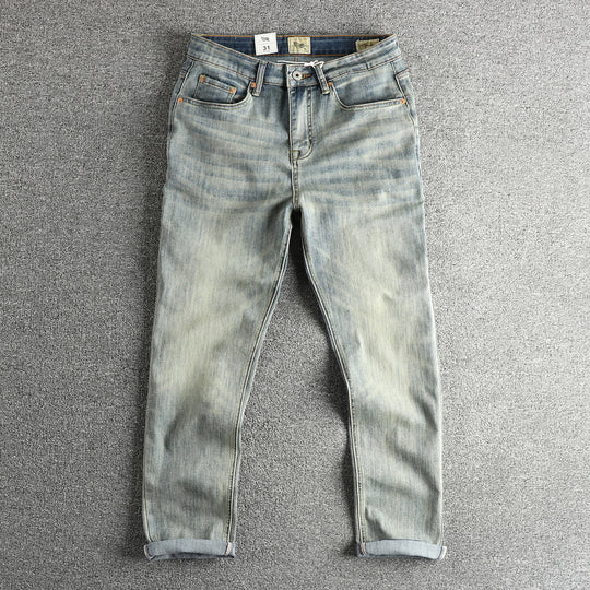 Damen Slim-Fit Jeans mit bequemer Passform und lässigem Vintage-Look EB