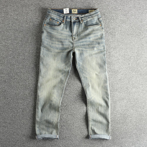 Damen Slim-Fit Jeans mit bequemer Passform und lässigem Vintage-Look EB