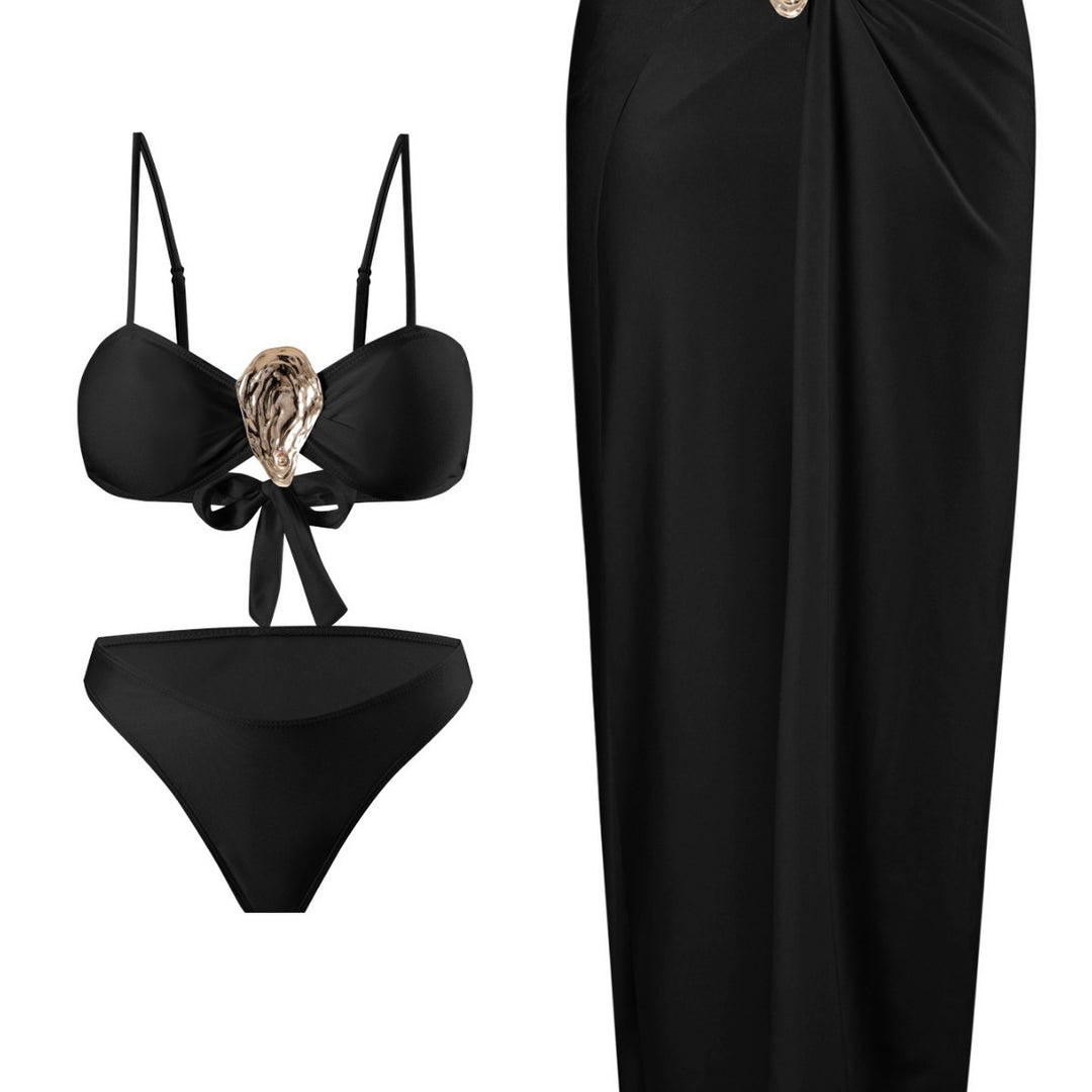 Damen Bikini-Set mit elegantem Wickelrock EB