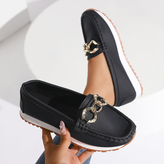 Damen Elegante Mokassins mit modischen Details EB