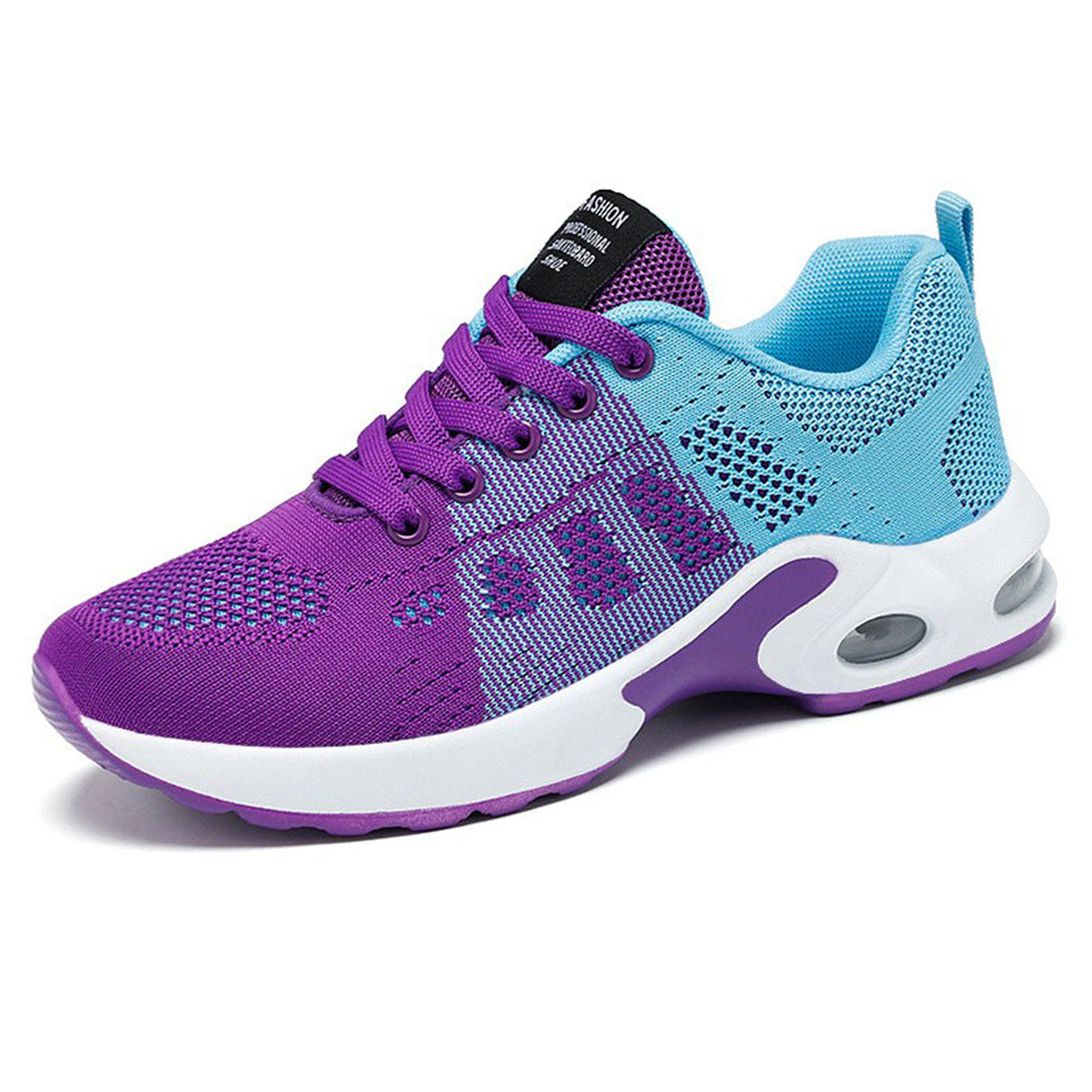 Damen Atmungsaktive Sportschuhe mit dämpfender Sohle und elastischem Obermaterial EB