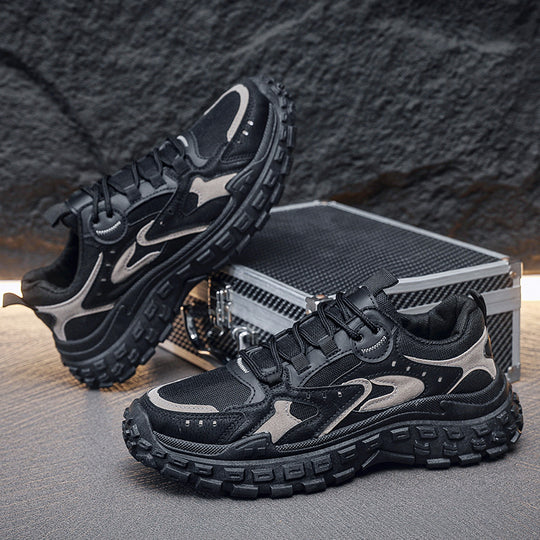 Damen Sportliche Multifunktions-Sneaker mit rutschfester Sohle und atmungsaktiver Obermaterialstruktur EB