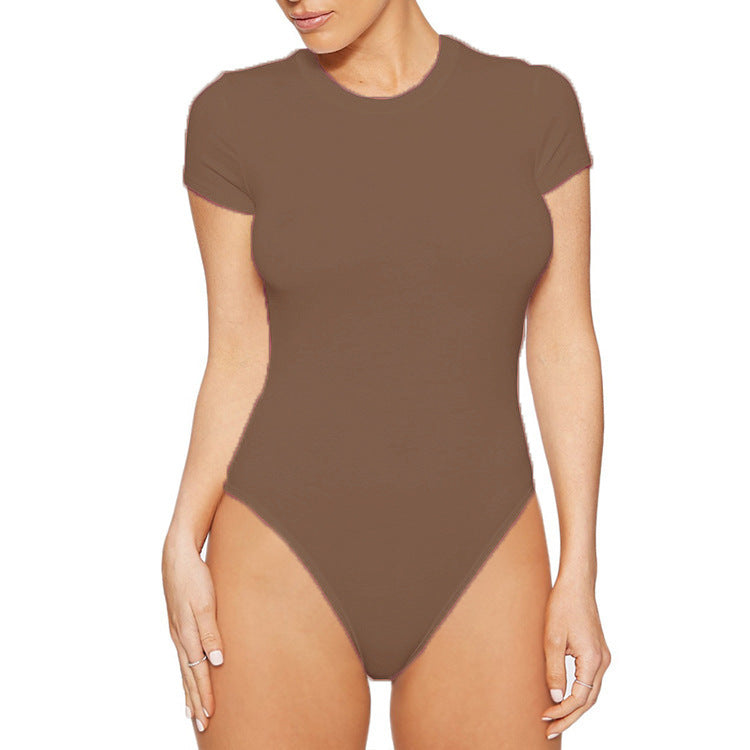 Damen Badesuit mit kurzem Arm und hoher Taillierung EB
