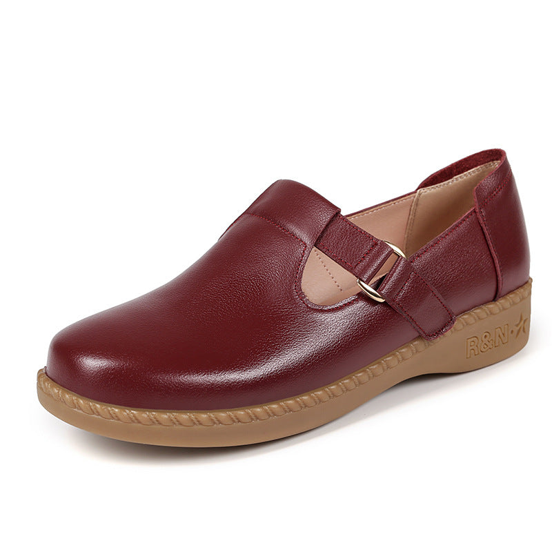 Damen Komfortable Slipper mit modischer Schnallenverzierung und anatomischem Fußbett EB