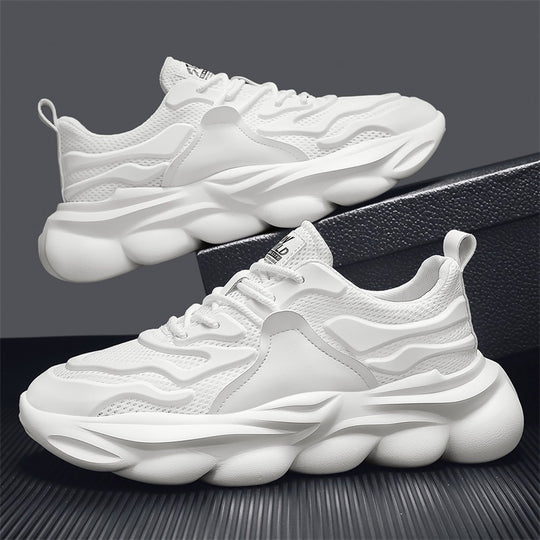 Damen Sportliche Trend Sneakers mit dämpfender Sohle und atmungsaktiven Mesh-Einsätzen EB