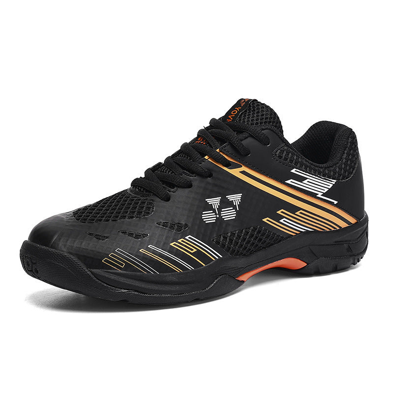 Unisex leichte atmungsaktive Indoor-Tennisschuhe mit stabiler nicht abfärbender Sohle und stoßdämpfung EB