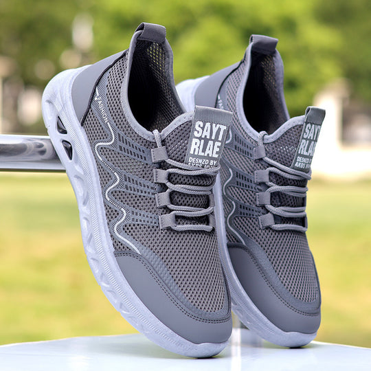 Damen Leichte und atmungsaktive Sportsneaker mit elastischem Design EB
