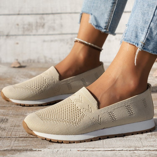 Damen Atmungsaktive Freizeitschuhe mit elastischem Obermaterial EB