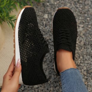 Damen atmungsaktive und flexible Netz-Sneaker EB