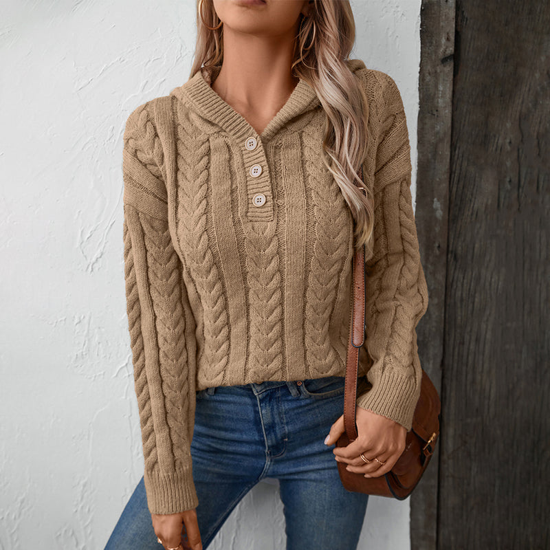 EB | Klassischer Pullover Mit Zopfmuster Design