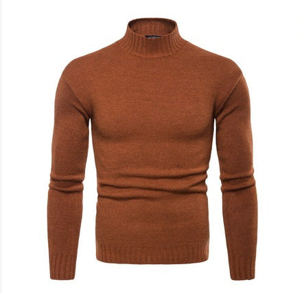 Damen hochgeschnittener Pullover mit Stehkragen EB