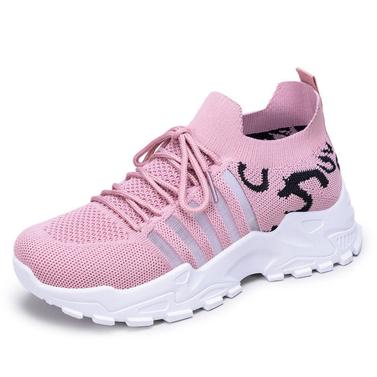 Damen Sportliche und atmungsaktive Laufschuhe mit elastischem Obermaterial EB