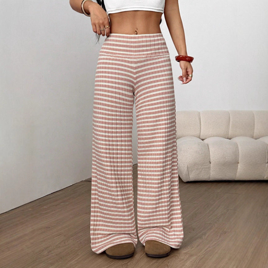 Damen elegante Karottenhosen mit Karo-Muster EB