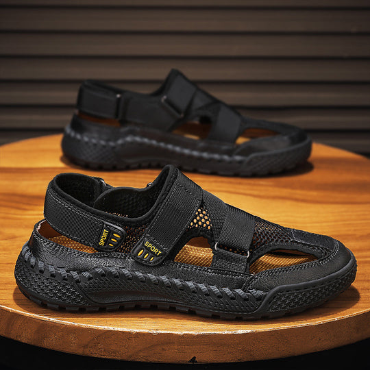 Damen Sport Sandalen mit atmungsaktivem Mesh und verstellbaren Riemen EB
