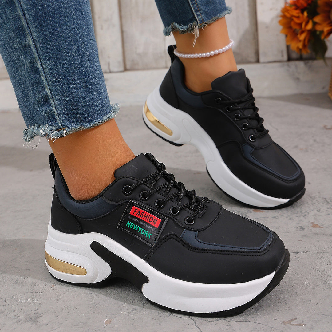 Damen Sneakers mit dämpfendem Air-Element und modernem Design EB
