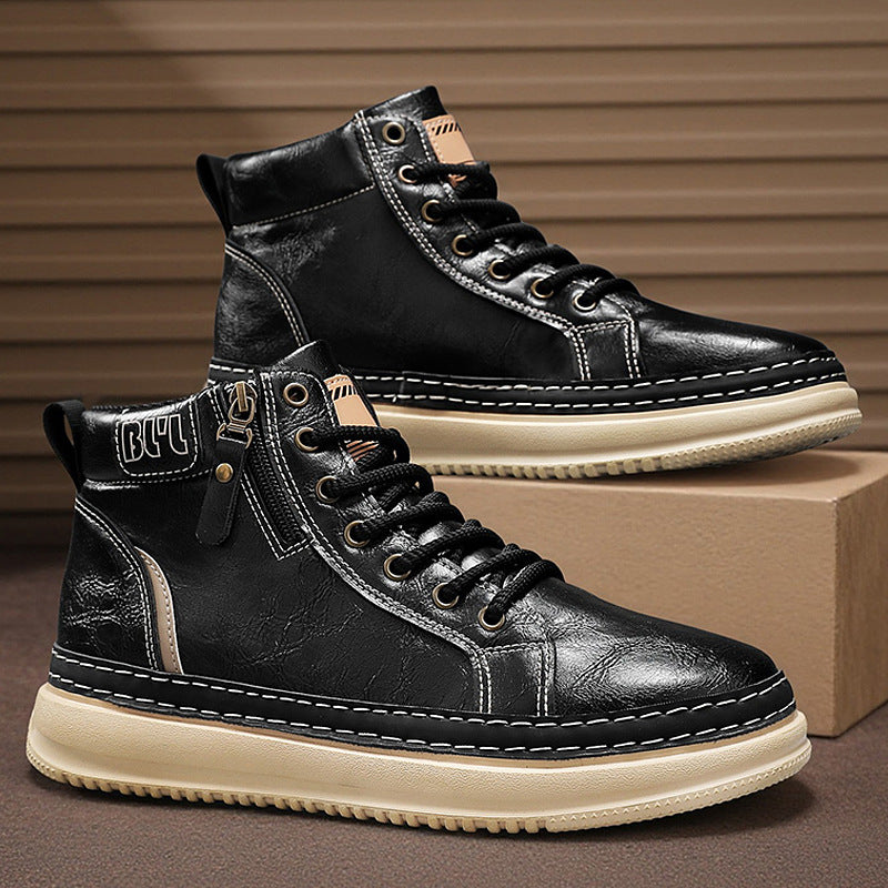 Herren Robuste Schnürboots mit isolierter Fütterung und rutschfester Sohle EB