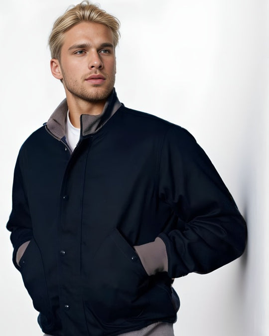 Herren modische Übergangsjacke mit zwei Taschen EB