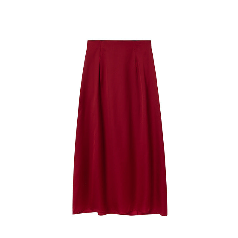 Damen Maxirock mit hohem Schnitt und seitlichem Schlitz EB