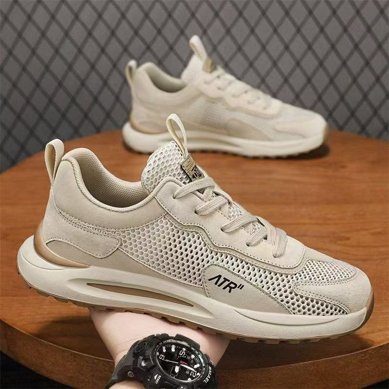 Damen Sportliche Freizeit-Schuhe mit atmungsaktiver Mesh-Oberfläche und robustem Fußbett EB