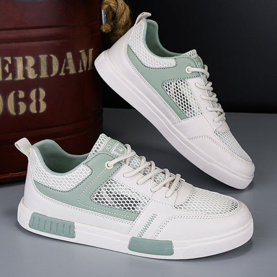 Damen Sportliche Sneakers mit atmungsaktivem Mesh-Obermaterial und dämpfender Sohle EB