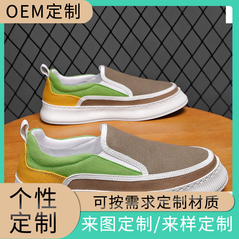 Damen Slip-On Sneakers mit sportlichem Design und flexibler Sohle EB