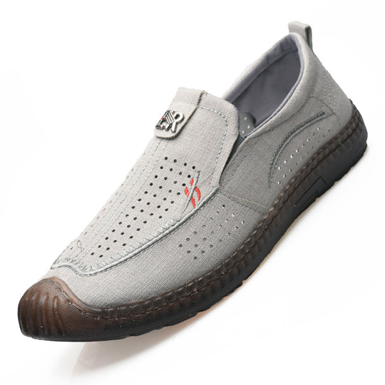 Damen Atmungsaktive Slip-On Freizeitschuhe mit rutschfester Sohle EB