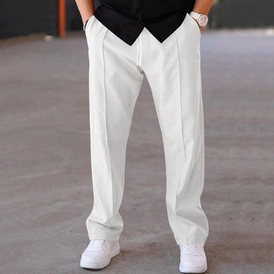 Herren Bequeme Freizeit-Hose mit elegantem Schnitt und atmungsaktiven Eigenschaften EB