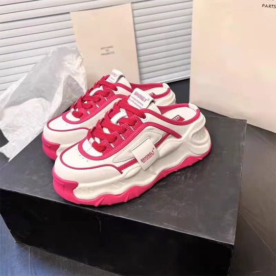 Damen sportive Sneakers im modernen Design mit elastischem Einsatz EB