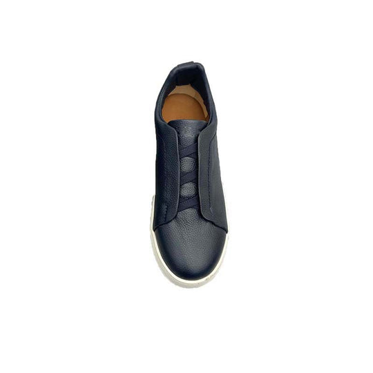Damen Slip-On Sneakers mit eleganter Lederstruktur und rutschfester Sohle EB