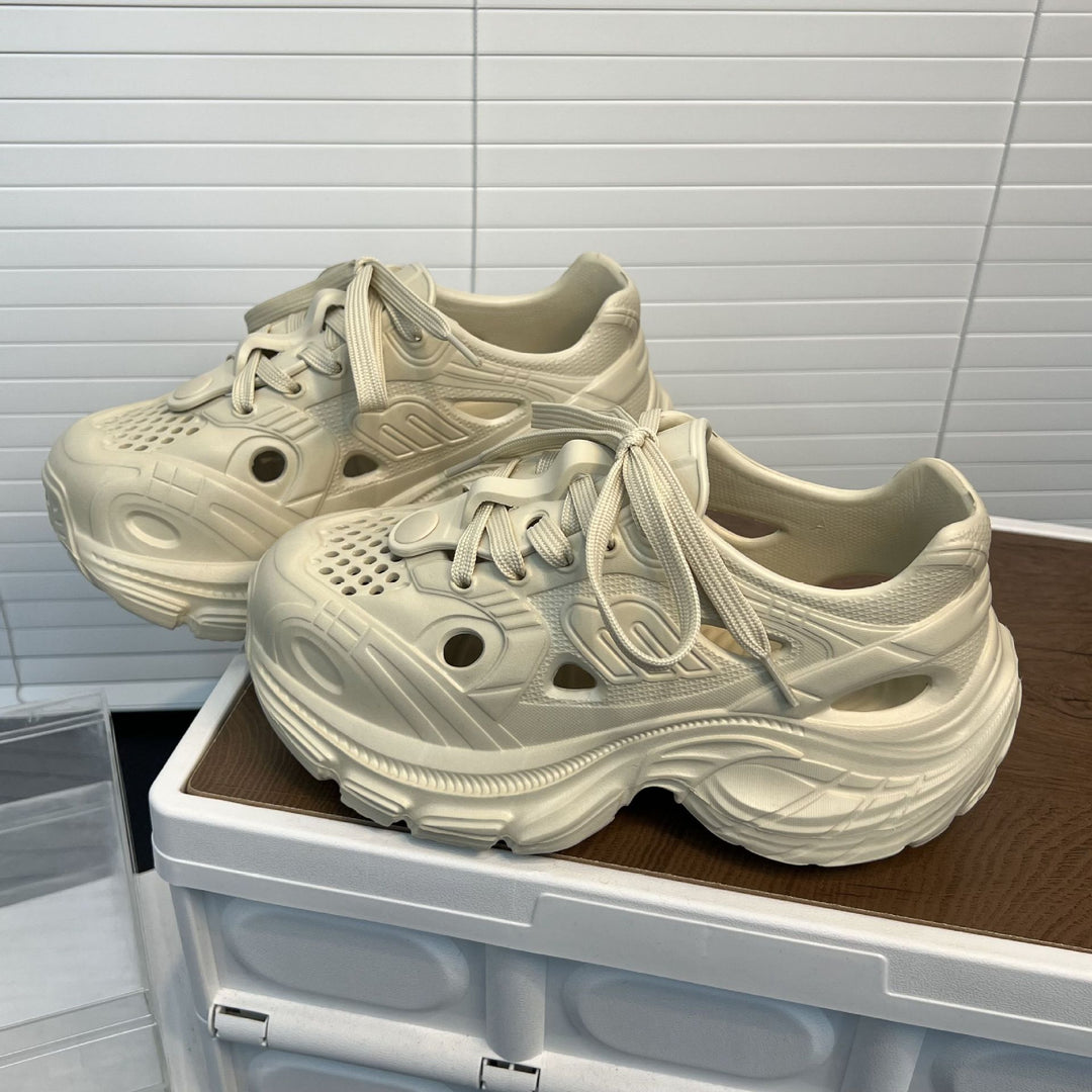 Damen sportliche High-Performance Sneakers mit atmungsaktiver Netzstruktur EB