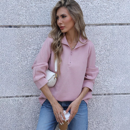 Damen Oversized Hoodie mit strukturiertem Design und praktischen Taschen EB