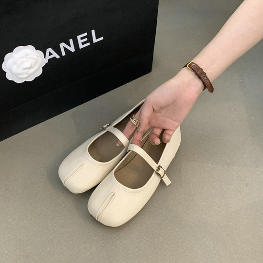 Damen elegante Ballerinas mit modischem Riemchen und komfortabler Passform EB