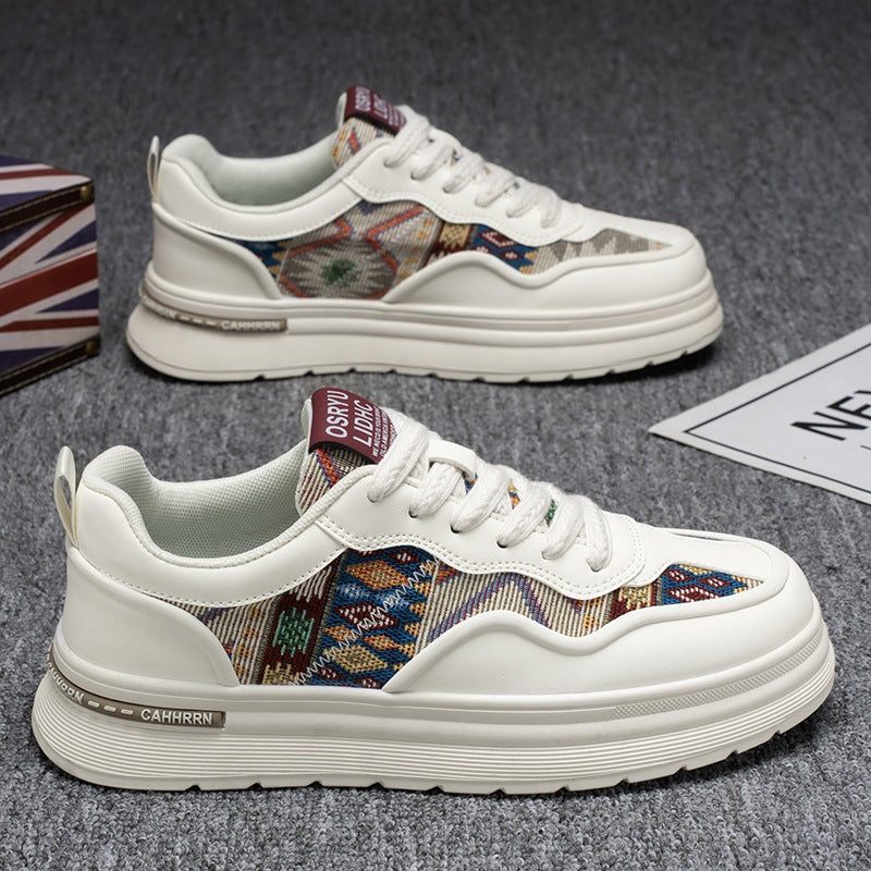 Damen Modische Sneakers mit einzigartigem Ethno-Design EB