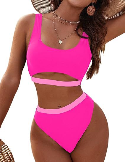 Damen Zweiteiliger Bikini mit innovativen Cut-Out-Details EB