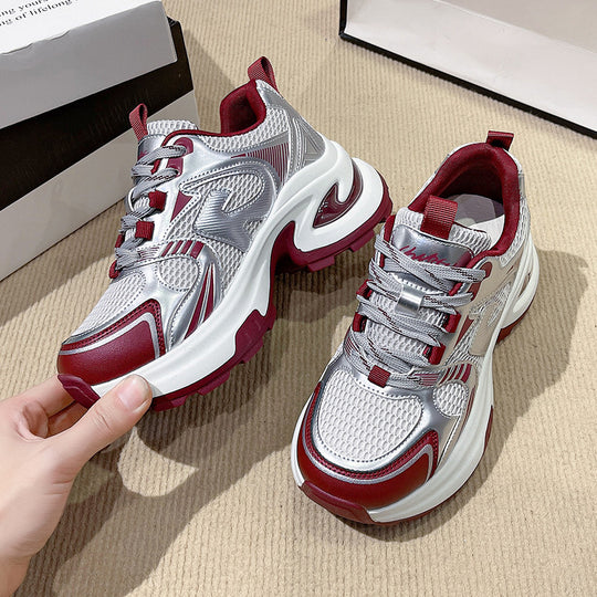 Damen Sportliche Trend Sneakers mit dämpfender Sohle und ergonomischem Design EB