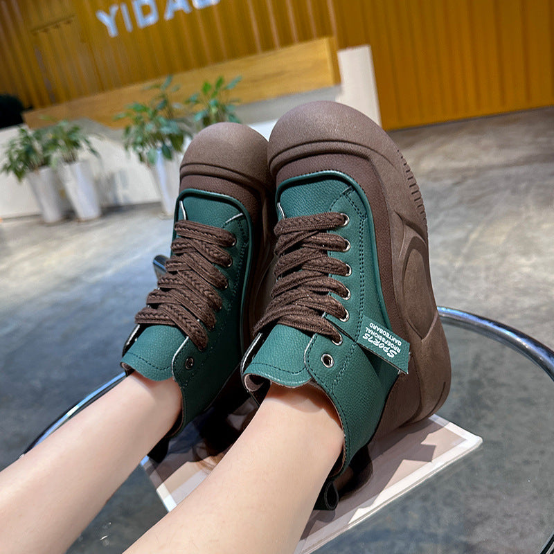Damen Urbanes High-Top Sneaker Design mit rutschfester Sohle EB