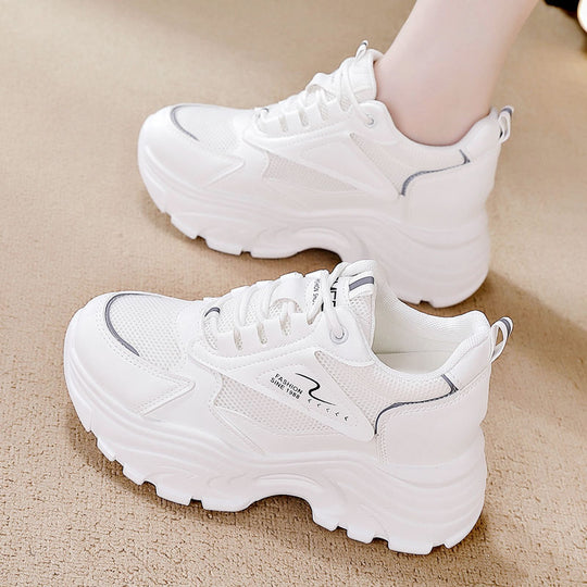 Damen Chunky Sneaker mit rutschfester Sohle und atmungsaktiver Innenpolsterung EB