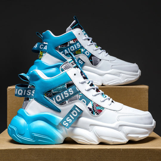 Damen Modische und sportliche High-Top Sneakers mit innovativem Design EB