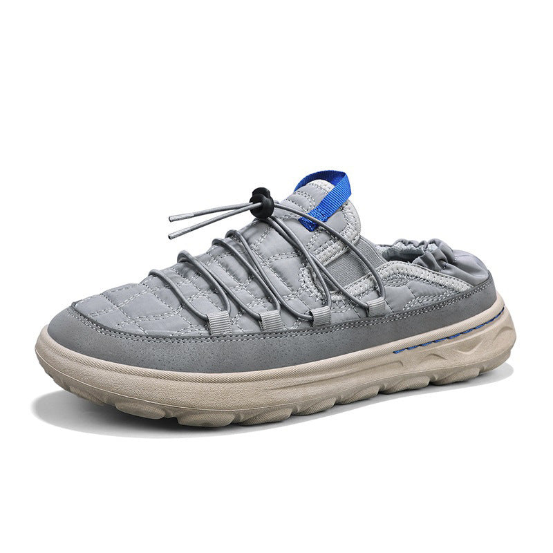 Damen Multifunktionale Slip-On Sneakers mit elastischem Schnürsystem und gepolstertem Fußbett EB